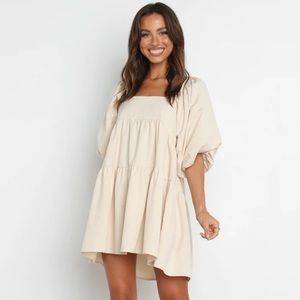 SNDYS JULIETTE DRESS - BEIGE
